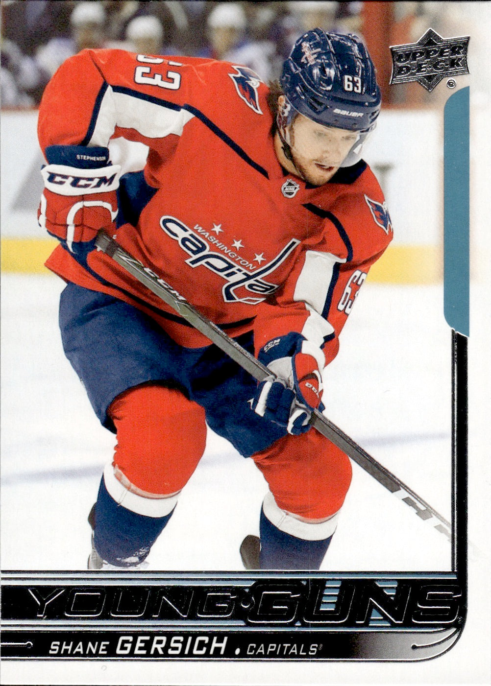 2018-19 Upper Deck Series 1 Hockey - Base - Young Guns #209 Shane Gersich - Washington Capitals