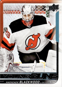 2018-19 Upper Deck Series 1 Hockey - Base - Young Guns #210 Mackenzie Blackwood - New Jersey Devils