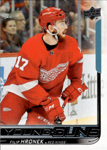 2018-19 Upper Deck Series 1 Hockey - Base - Young Guns #214 Filip Hronek - Detroit Red Wings