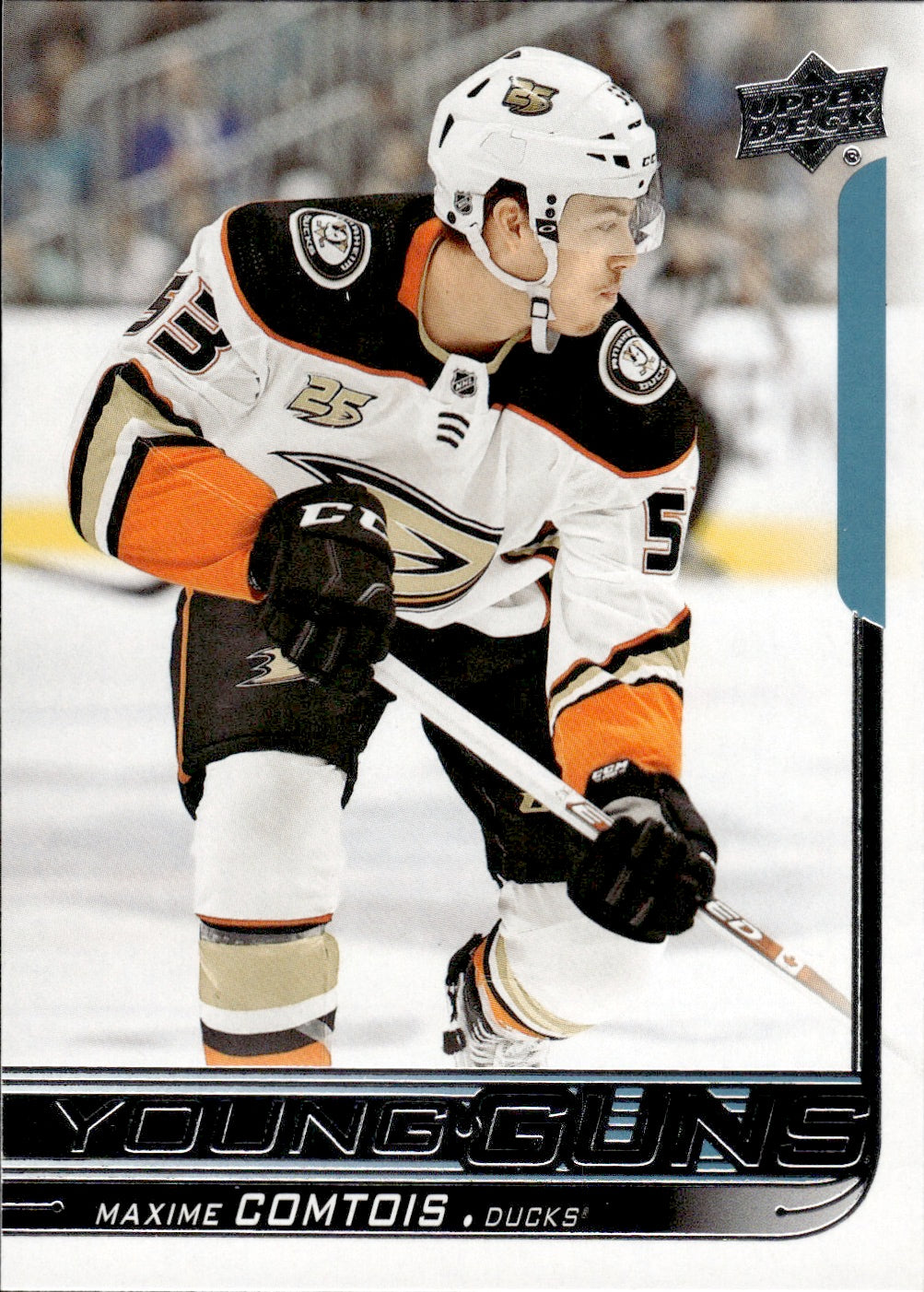 2018-19 Upper Deck Series 1 Hockey - Base - Young Guns #216 Maxime Comtois - Anaheim Ducks