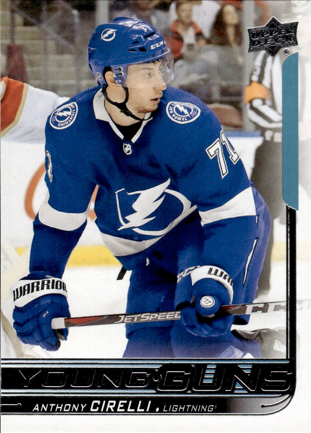 2018-19 Upper Deck Series 1 Hockey - Base - Young Guns #219 Anthony Cirelli - Tampa Bay lightning