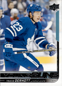 2018-19 Upper Deck Series 1 Hockey - Base - Young Guns #228 Travis Dermott - Toronto Maple Leafs
