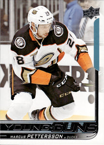 2018-19 Upper Deck Series 1 Hockey - Base - Young Guns #229 Marcus Pettersson - Anaheim Ducks