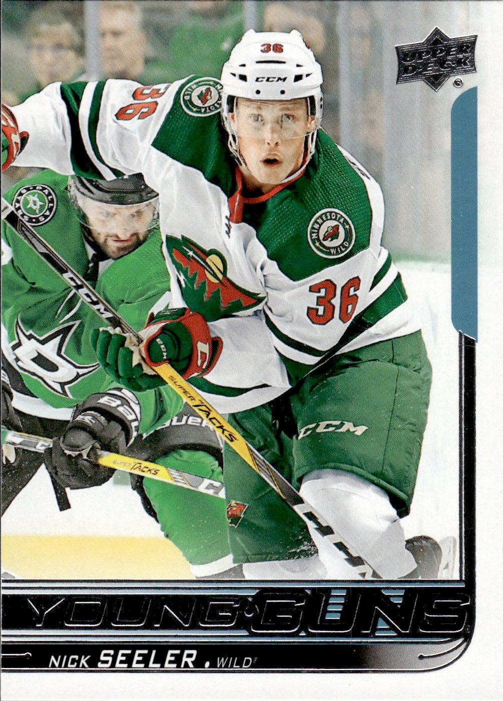 2018-19 Upper Deck Series 1 Hockey - Base - Young Guns #233 Nick Seeler - Minnesota Wild