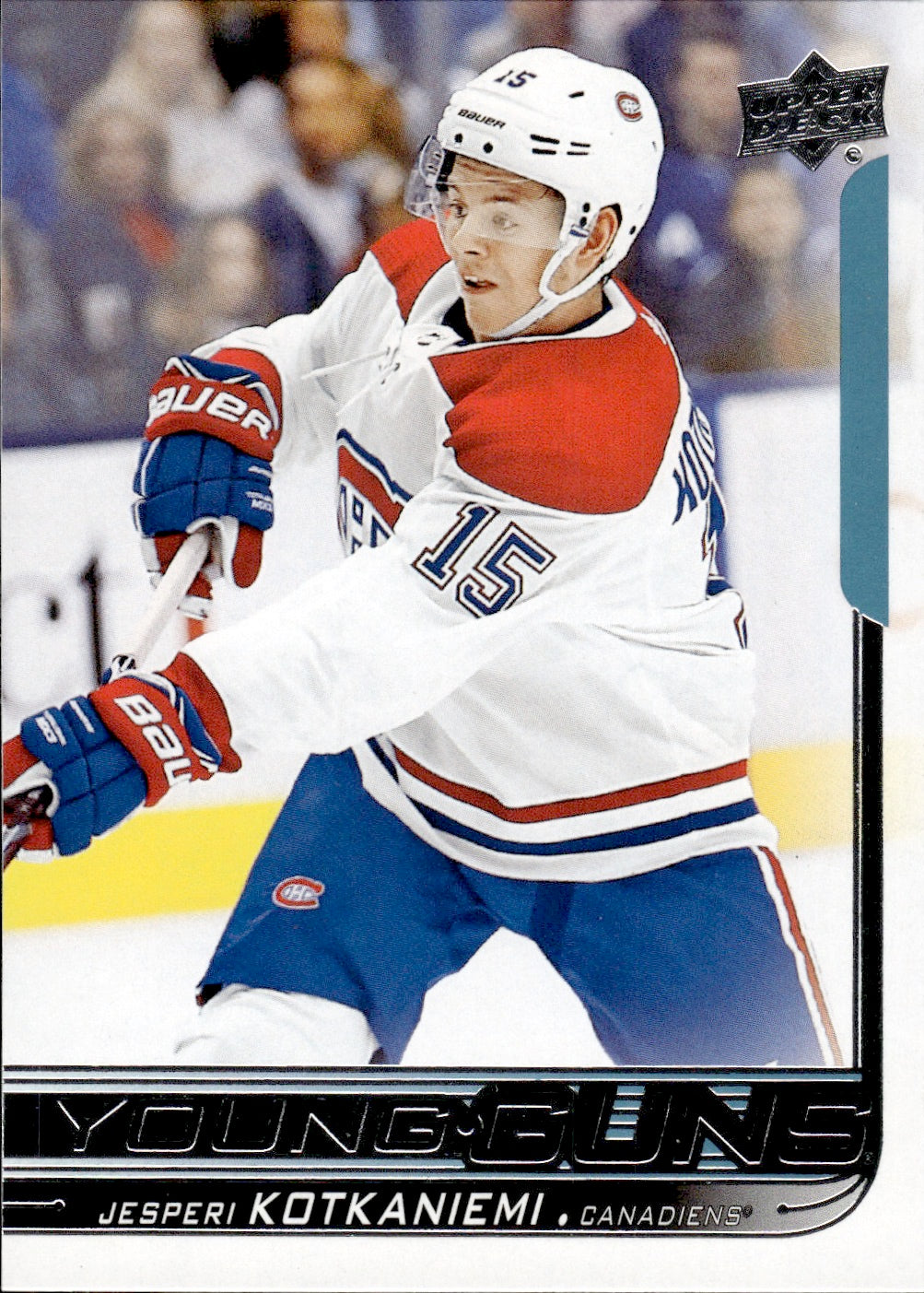 2018-19 Upper Deck Series 1 Hockey - Base - Young Guns #249 Jesperi Kotkaniemi - Montreal Canadiens