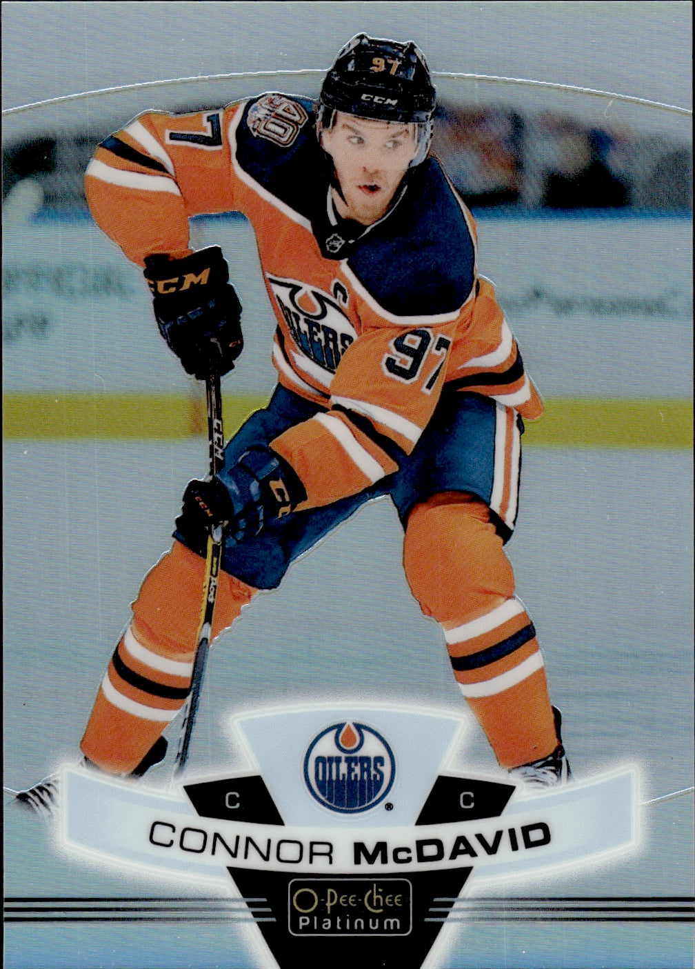 2020-21 Upper Deck O-Pee-Chee Platinum Hockey - Base - Preview #P-1 Connor McDavid - Edmonton Oilers