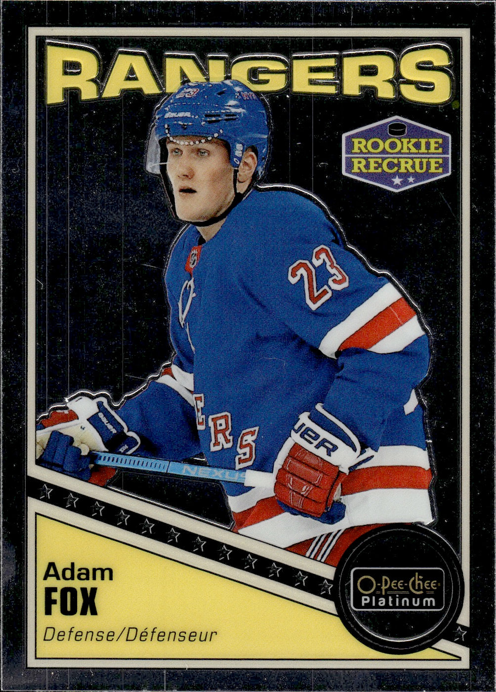 2019-20 Upper Deck O-Pee-Chee Platinum Hockey - Retro - Rookie #R-73 Adam Fox - New York Rangers