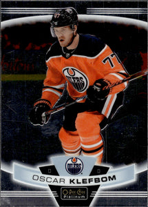 2019-20 Upper Deck O-Pee-Chee Platinum Hockey - Base #43 Oscar Kelfbom - Edmonton Oilers