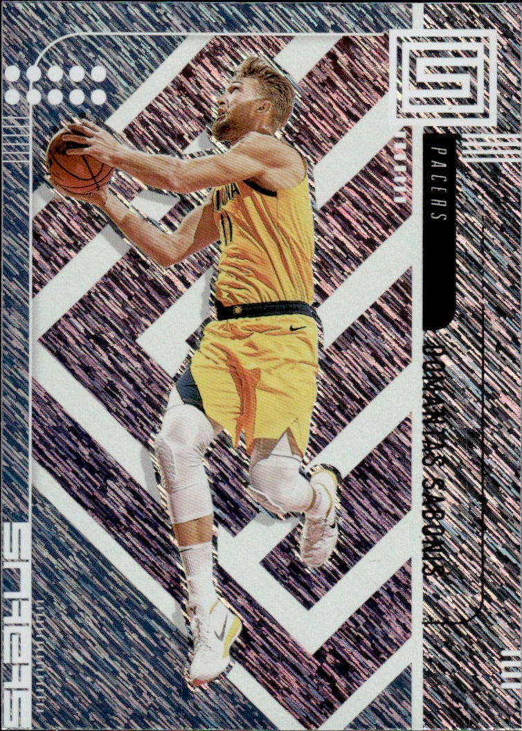 2019-20 Panini Status Basketball Tmall Base Blue #154 Domantas Sabonis - Indiana Pacers