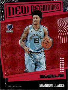 2019-20 Panini Status Basketball Tmall New Beginnings Red #9 Brandon Clarke - Memphis Grizzlies