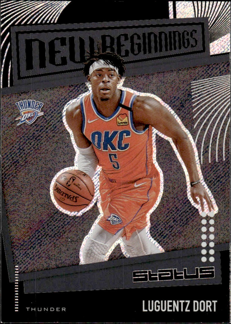 2019-20 Panini Status Basketball Tmall New Beginnings #10 Luguentz Dort - Oklahoma City Thunder