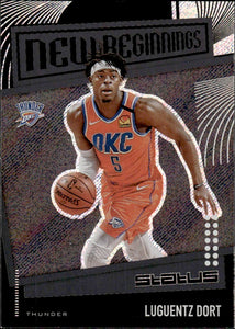 2019-20 Panini Status Basketball Tmall New Beginnings #10 Luguentz Dort - Oklahoma City Thunder