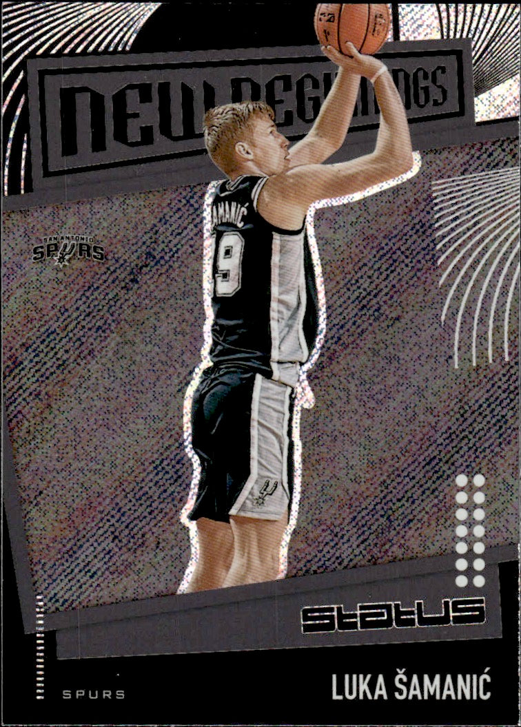 2019-20 Panini Status Basketball Tmall New Beginnings #19 Luka Samanic - San Antonio Spurs