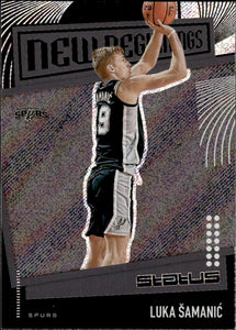 2019-20 Panini Status Basketball Tmall New Beginnings #19 Luka Samanic - San Antonio Spurs