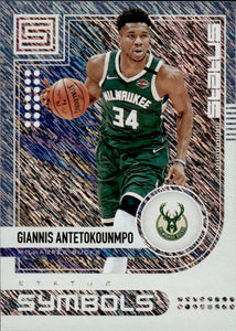 2019-20 Panini Status Basketball Tmall Status Symbols Blue #4 Giannis Antetokoumpo - Milwaukee Bucks