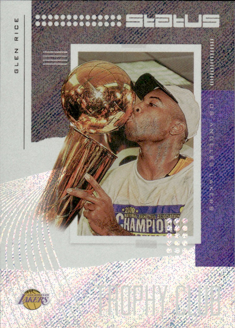 2019-20 Panini Status Basketball Tmall Trophy Club #18 Glen Rice - Los Angeles Lakers