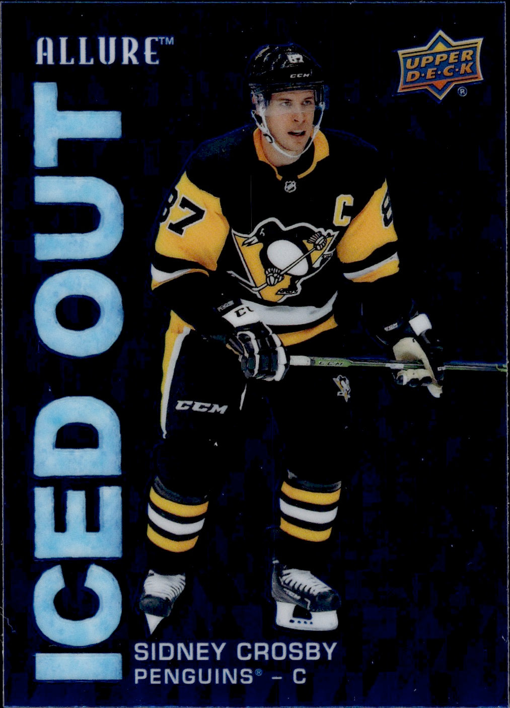 2019-20 Upper Deck Allure Hockey Iced Out #IO-SC Sidney Crosby - Pittsburgh Penguins