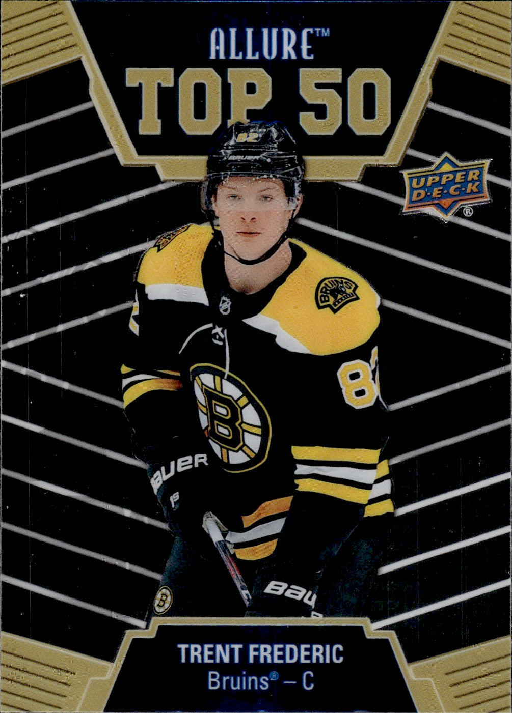 2019-20 Upper Deck Allure Hockey Top 50 #T50-6 Trent Frederic - Boston Bruins