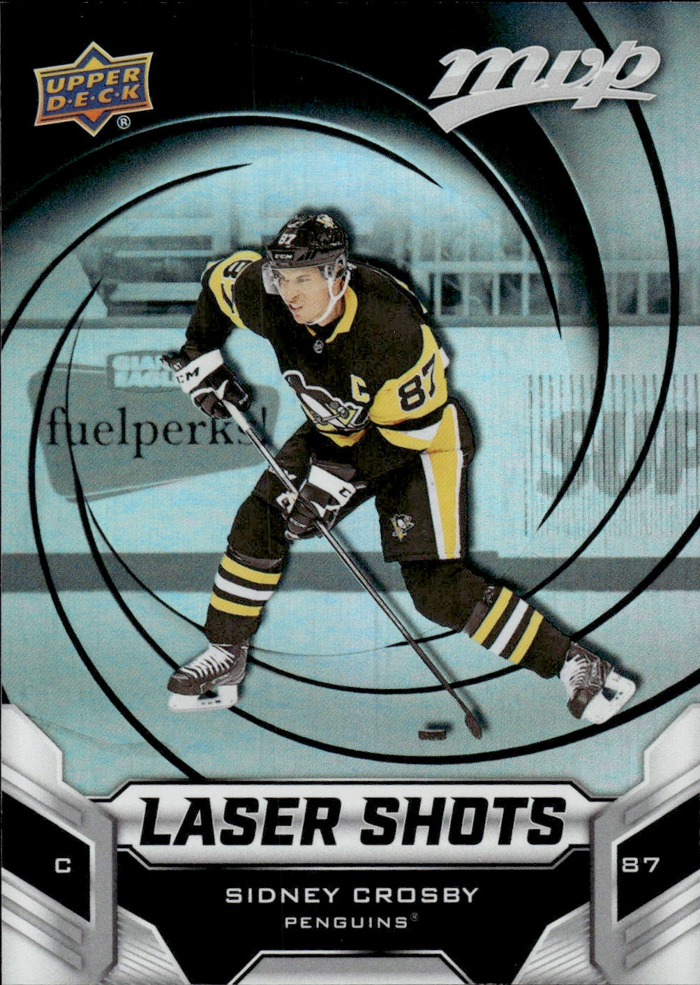 2019-20 Upper Deck MVP Hockey Laser Shots #S-6 Sidney Crosby - Pittsburgh Penguins