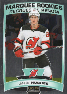 2019-20 Upper Deck O-Pee-Chee Platinum Hockey - Base - Marquee Rookies #200 Jack Hughes - New Jersey Devils