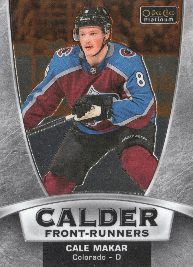 2019-20 Upper Deck O-Pee-Chee Platinum Hockey - Calder Front Runners  #CF-2 Cale Makar - Colorado Avalanche