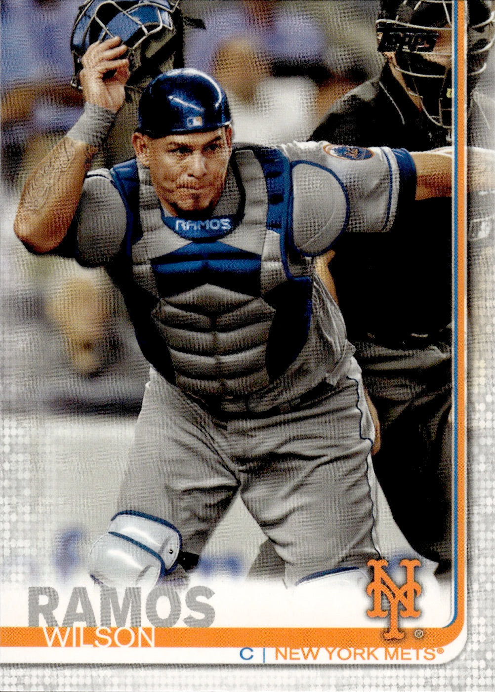 2019 Topps Series 2 Baseball #591 Wilson Ramos - New York Mets