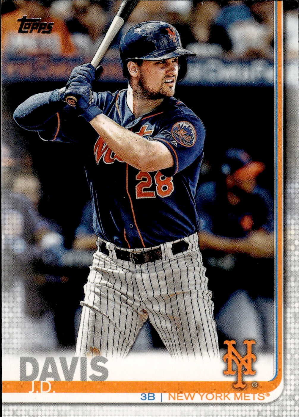 2019 Topps Series 2 Baseball #603 J.D. Davis - New York Mets