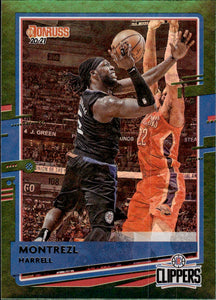 2020-21 Panini Donruss Basketball - Base - Green Flood #108 Montrezl Harrell - Los Angeles Clippers