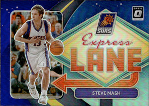 2020-21 Panini Donruss Optic Basketball - Express Lane - Prizm - Purple #20 Steve Nash - Phoenix Suns