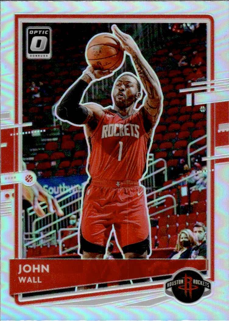 2020-21 Panini Donruss Optic Basketball - Base - Prizm - Holo #53 John Wall - Houston Rockets