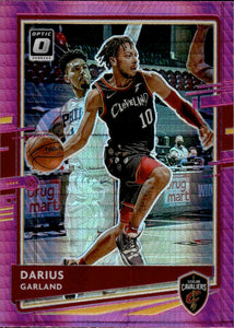 2020-21 Panini Donruss Optic Basketball - Base - Prizm - Hyper Pink #129 Darius Garland - Cleveland Cavaliers