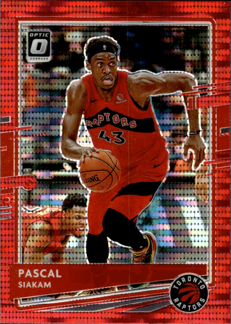 2020-21 Panini Donruss Optic Basketball - Base - Prizm - Red Pulsar #103 Pascal Siakam - Toronto Raptors