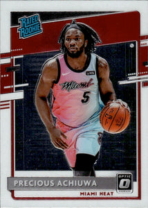 2020-21 Panini Donruss Optic Basketball - Base - Rated Rookie #170 Precious Achiuwa - Miama Heat