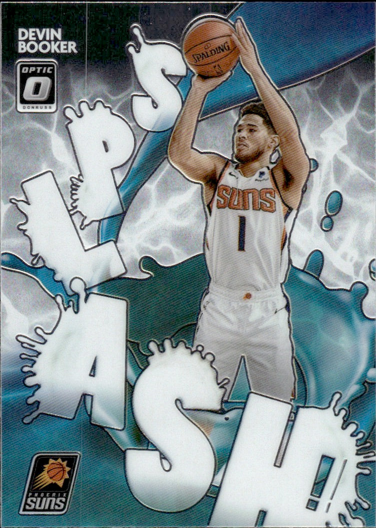 2020-21 Panini Donruss Optic Basketball - Splash #12 Devin Booker - Phoenix Suns