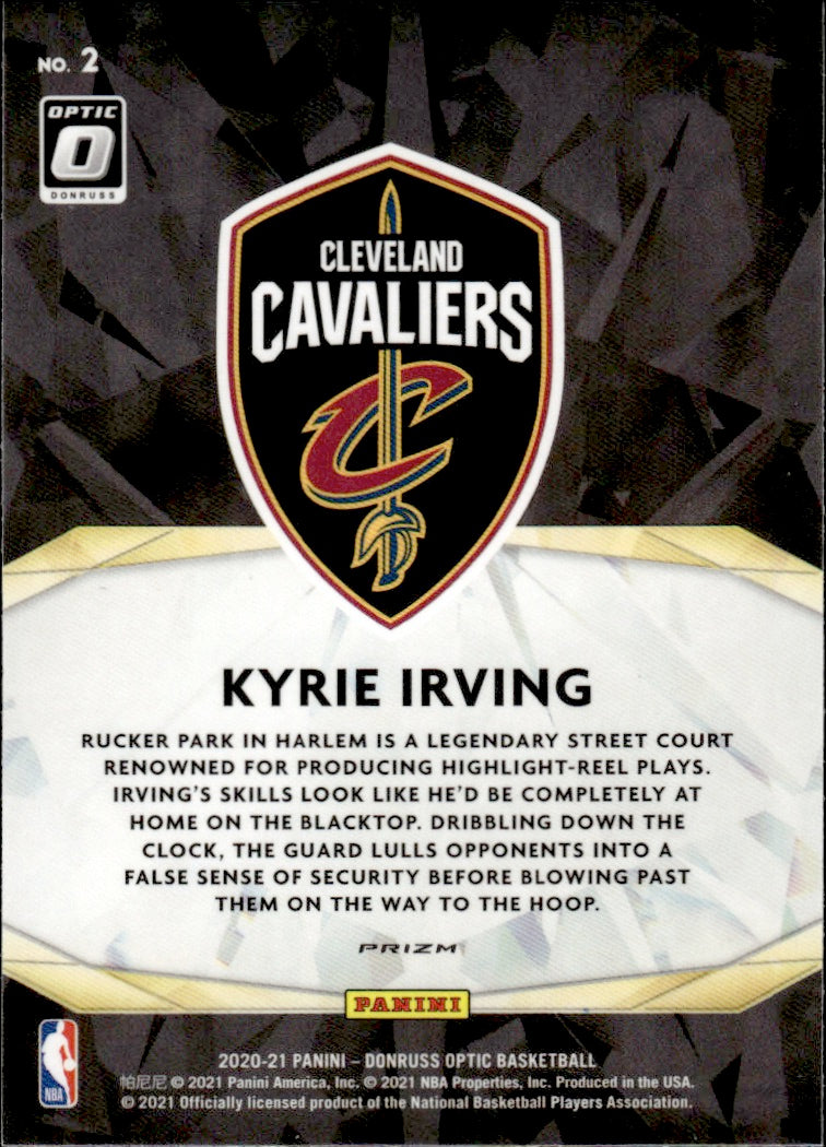 2020-21 Panini Donruss Optic Basketball - Winner Stays - Prizm - Holo #2 Kyrie Irving - Cleveland Cavaliers