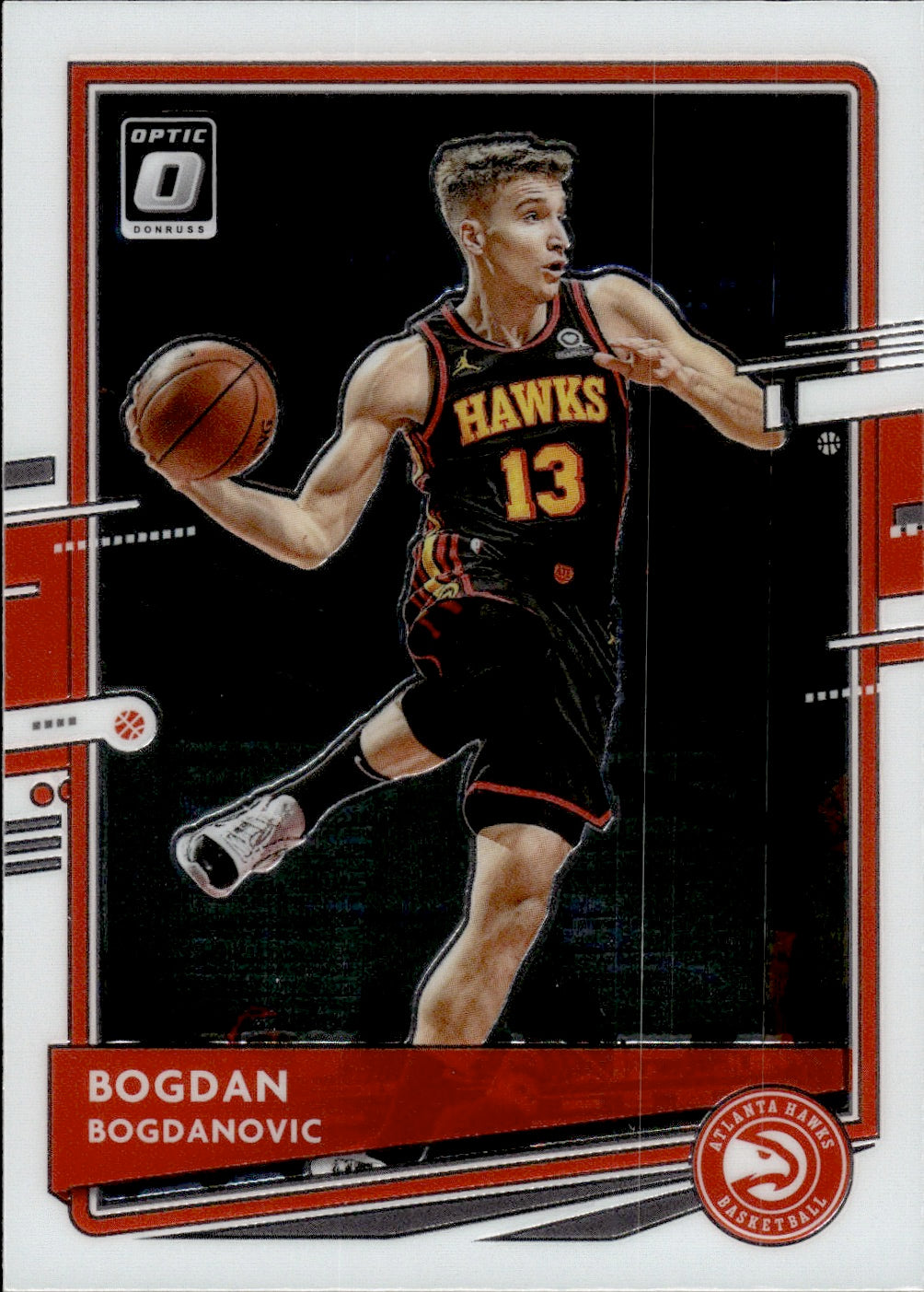 2020-21 Panini Donruss Optic Basketball - Base #104 Bogdan Bogdanovic - Atlanta Hawks