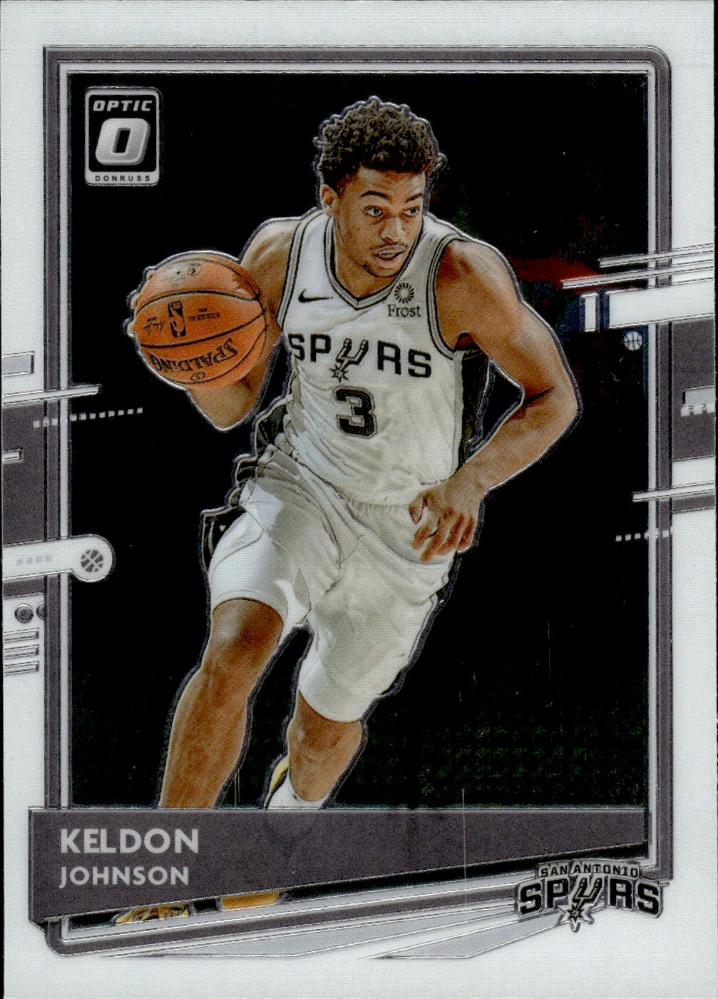 2020-21 Panini Donruss Optic Basketball - Base #10 Keldon Johnson - San Antonio Spurs