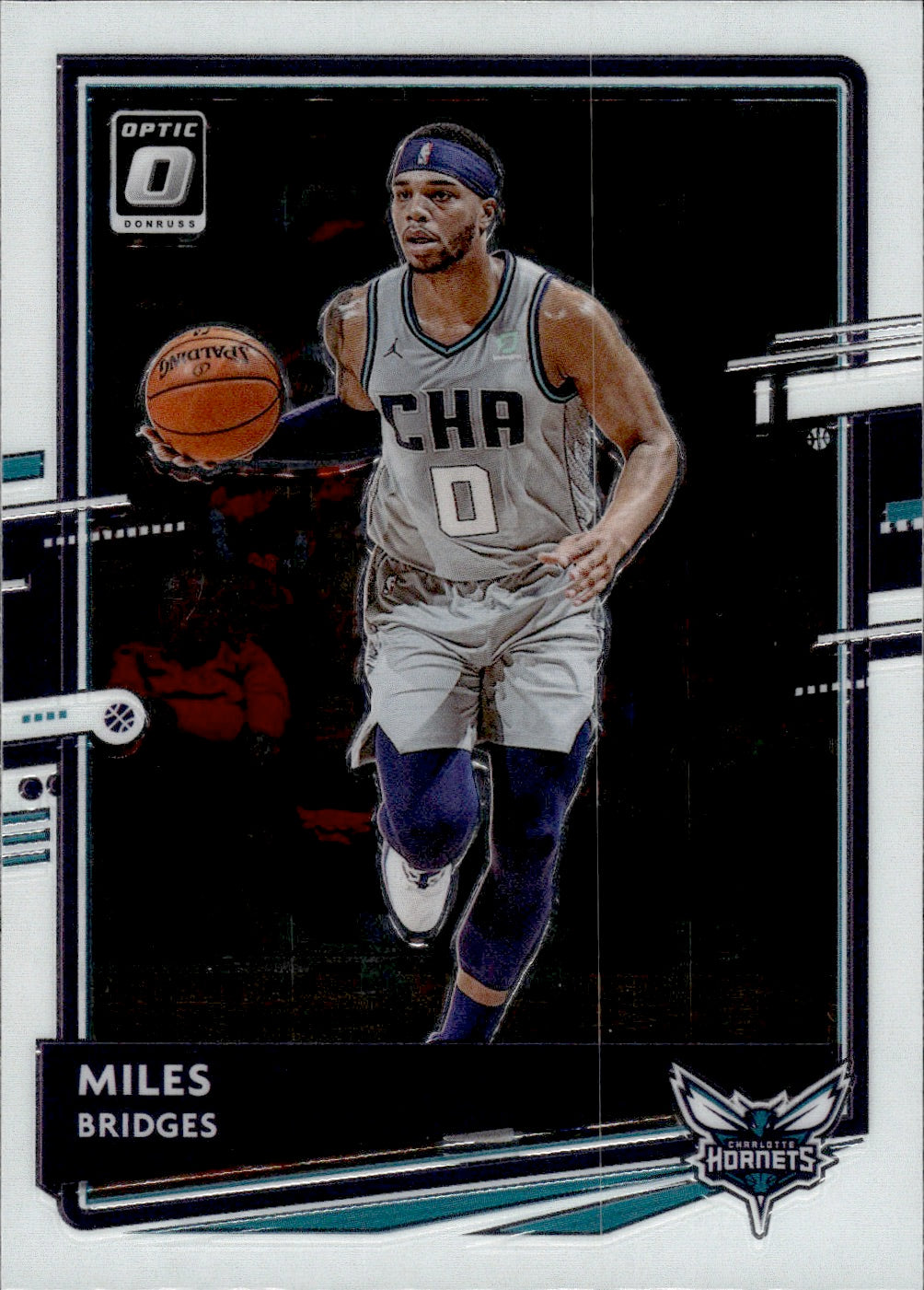 2020-21 Panini Donruss Optic Basketball - Base #21 Miles Bridges - Charlotte Hornets