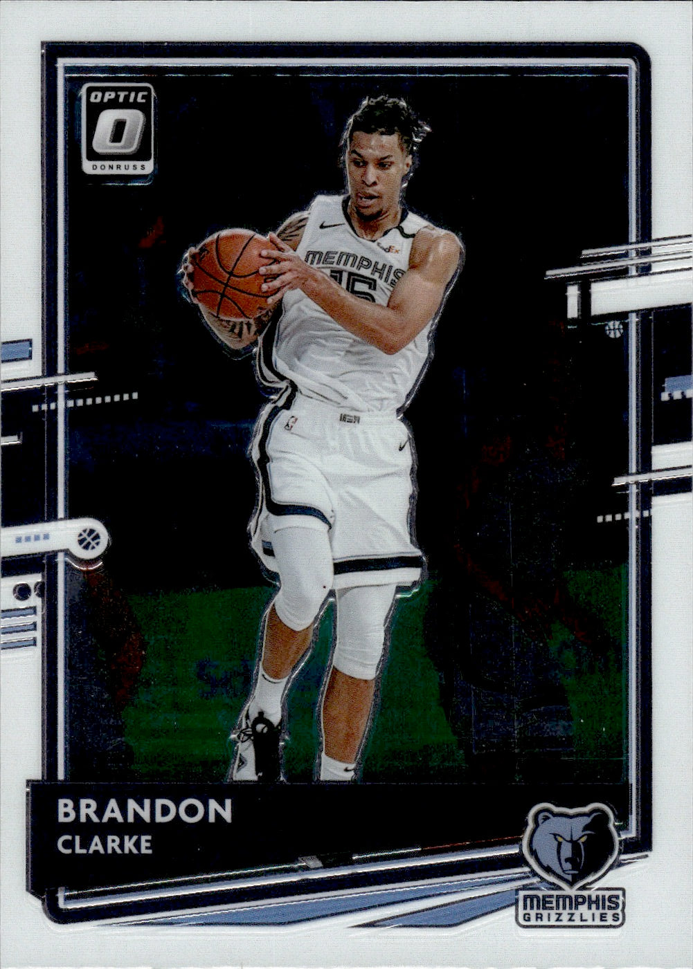 2020-21 Panini Donruss Optic Basketball - Base #5 Brandon Clarke - Memphis Grizzlies