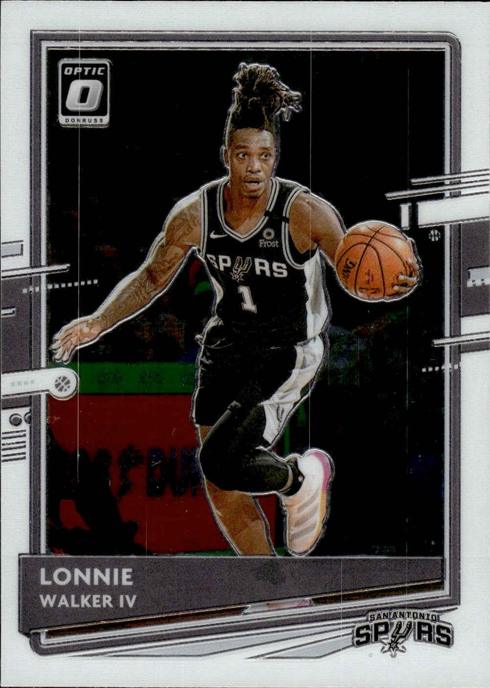 2020-21 Panini Donruss Optic Basketball - Base #83 Lonnie Walker IV - San Antonio Spurs