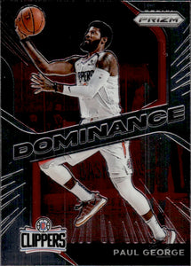 2020-21 Panini Prizm Basketball - Dominance #21 Paul George - Los Angeles Clippers