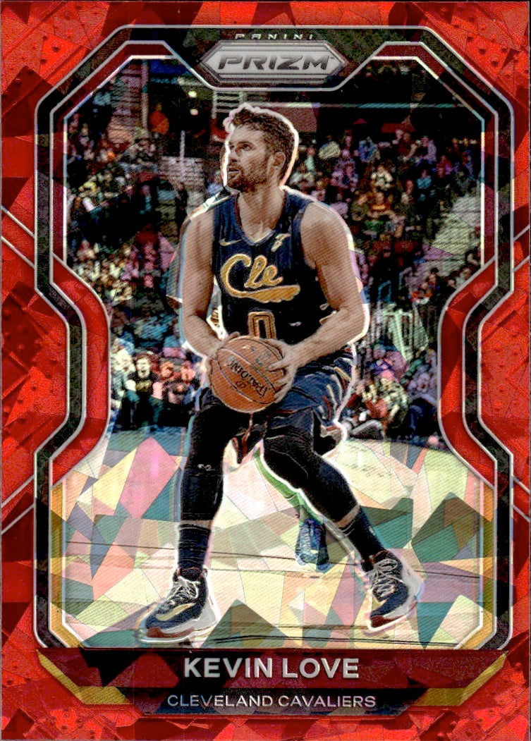 2020-21 Panini Prizm Basketball Prizm Red Ice #242 Kevin Love - Cleveland Cavaliers