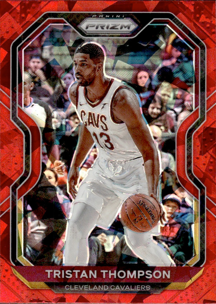 2020-21 Panini Prizm Basketball Prizm Red Ice #89 Tristan Thompson - Cleveland Cavaliers