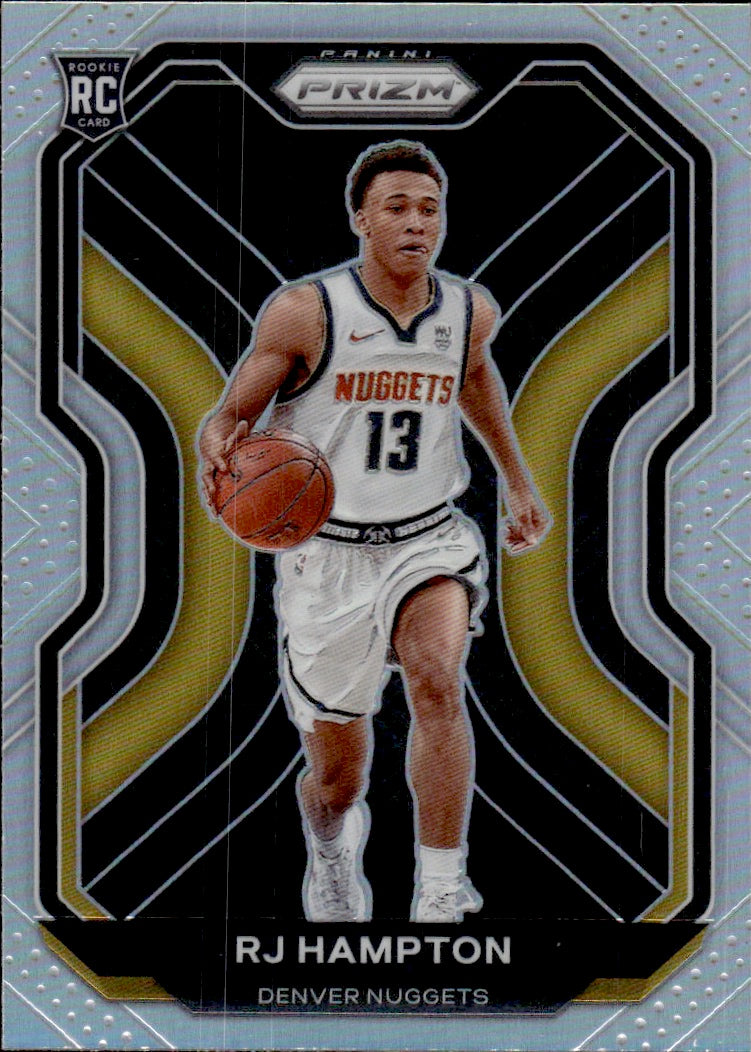 2020-21 Panini Prizm Basketball Prizm Silver #286 RJ Hampton - Denver Nuggets