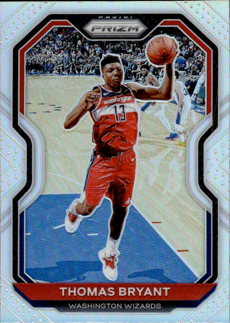 2020-21 Panini Prizm Basketball Prizm Silver #76 Thomas Bryant - Washington Wizards