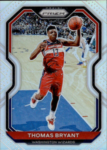 2020-21 Panini Prizm Basketball Prizm Silver #76 Thomas Bryant - Washington Wizards