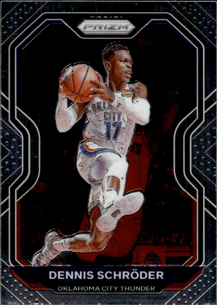 2020-21 Panini Prizm Basketball - Base #128 Dennis Schroder - Oklahoma Thunder