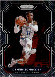 2020-21 Panini Prizm Basketball - Base #128 Dennis Schroder - Oklahoma Thunder