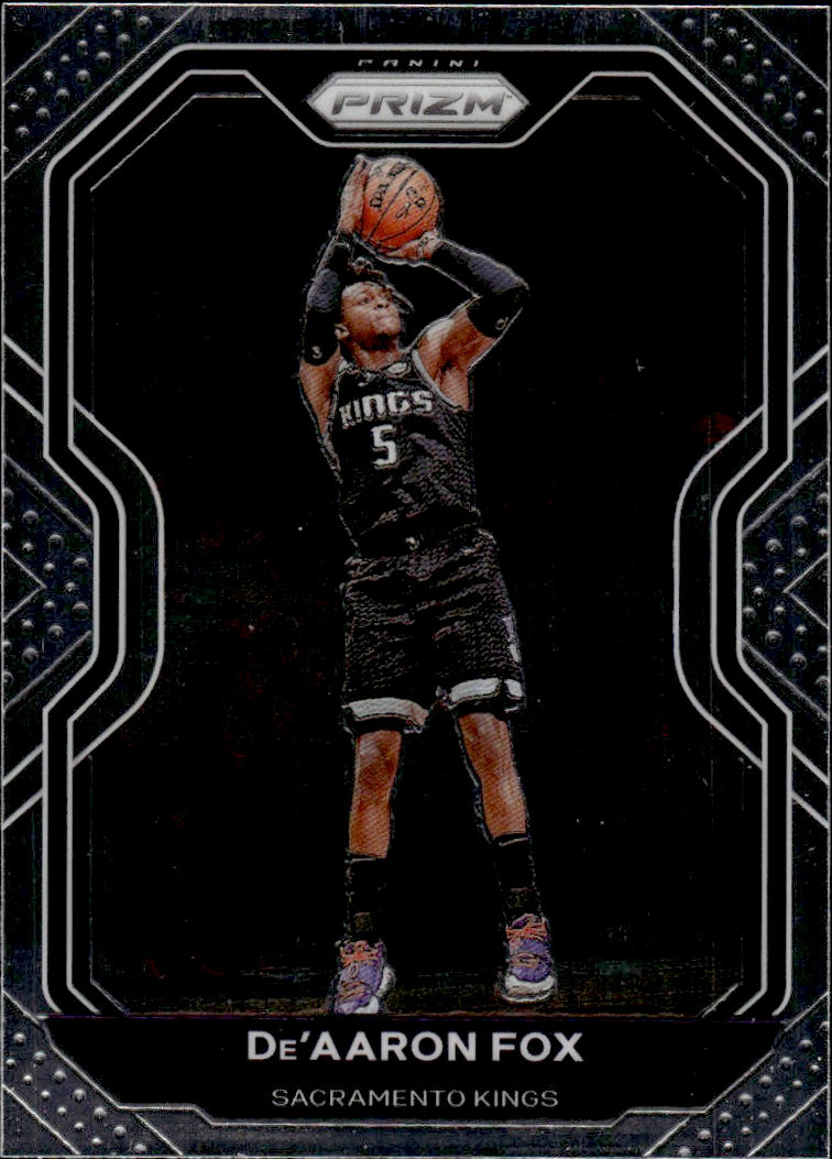 2020-21 Panini Prizm Basketball - Base #13 DeAaron Fox - Sacramento Kings