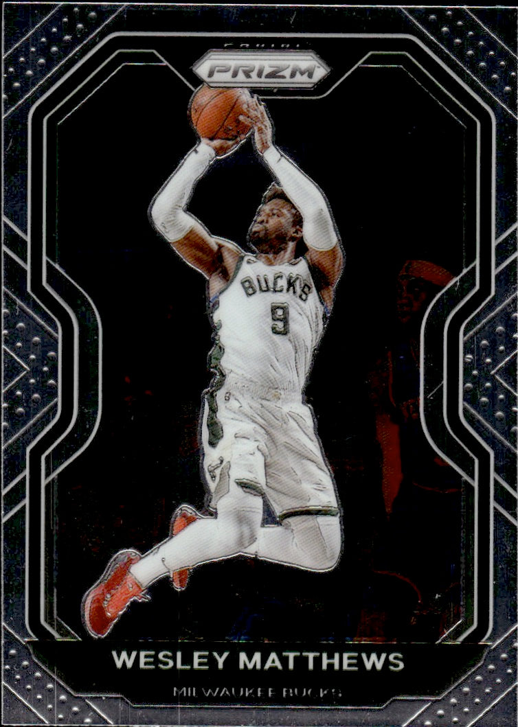 2020-21 Panini Prizm Basketball - Base #168 Wesley Matthews - Milwaukee Bucks